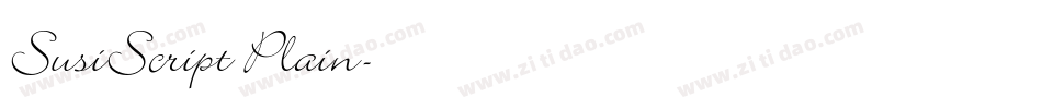 SusiScript Plain字体转换